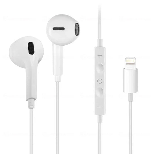 In Ear Earphones For Apple iPhone 16 15 14 13 12 11 Stereo Sound Wired Earbud Bluetooth-compatible Headset 3.5mm For all phone